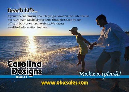 Carolina Designs Sales Postcard