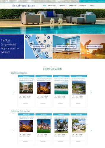 Blue Sky Real Estate MLS Website