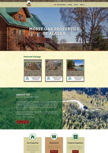 Mossy Oak Properties of Alaska Website