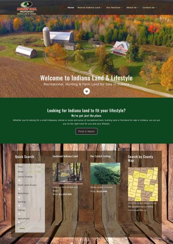 Mossy Oak Properties Indiana Land and Lifestyle Real Estate Website