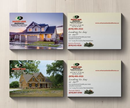 Mossy Oak Properties Strawberry Land & Homes Residential Postcard Mailing Campaign