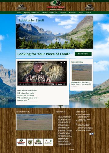 Mossy Oak Properties Wyoming Land Sales Real Estate Website