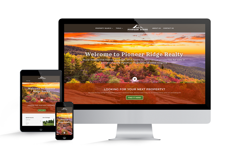 Pioneer Ridge Realty Website