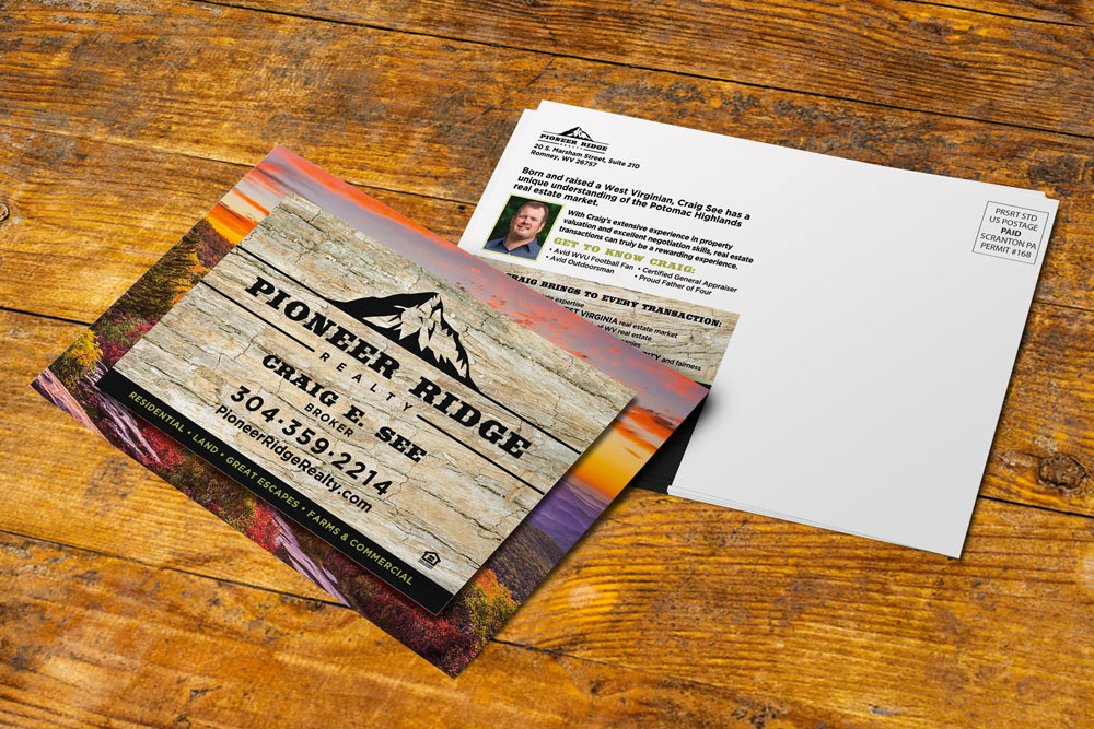 Pioneer Ridge Realty Postcard Mailer