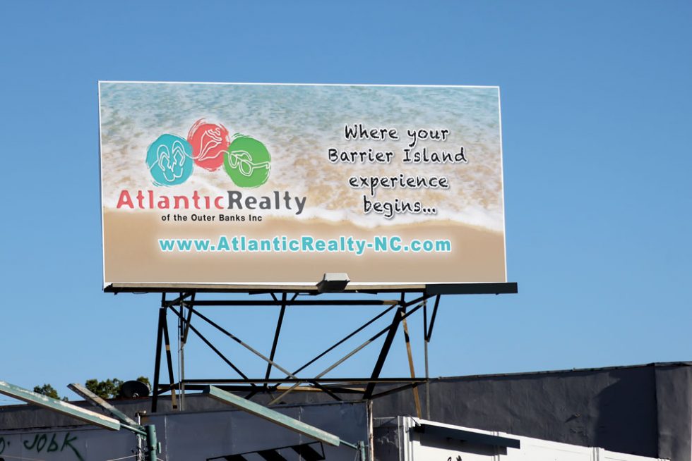 Atlantic Realty Billboard Bold Print Design Studio