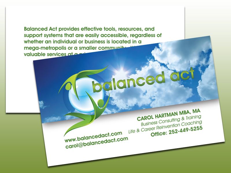 Balanced Act Business Cards