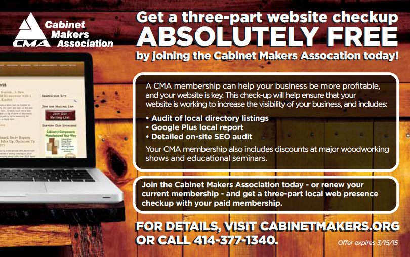 Cabinet Makers Association FDMC Magazine Ad