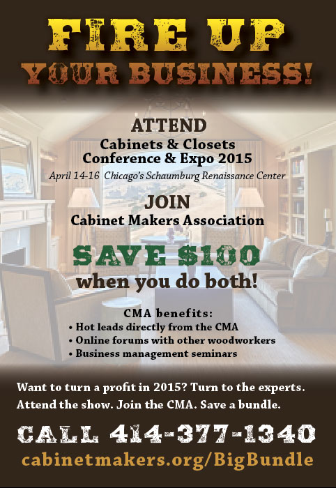 Cabinet Makers Association Woodworkers Network Magazine Ad