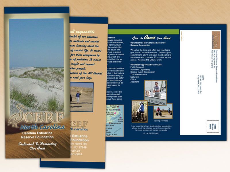 Carolina Estuarine Reserve Foundation Trifold Brochure