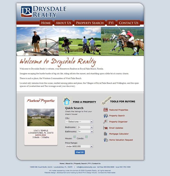 Drysdale Realty Website