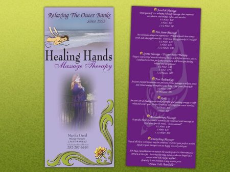 Healing Hands Rack Card