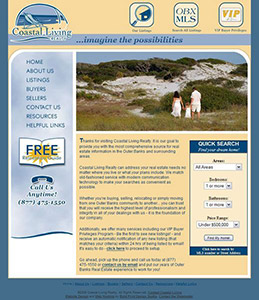 Coastal Living Realty Website