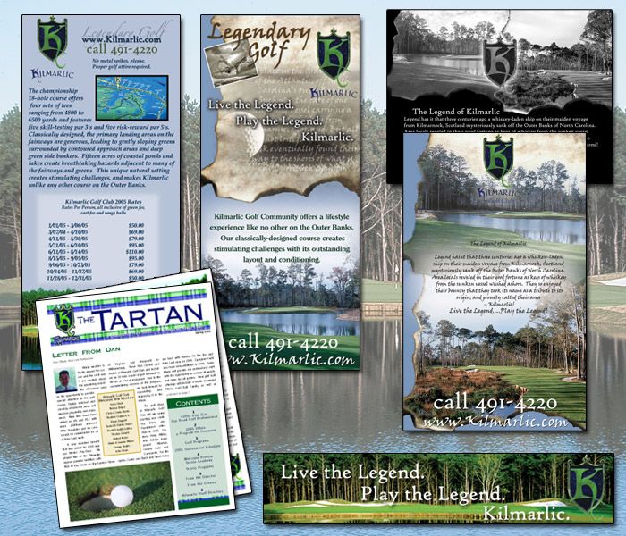 Kilmarlic Golf Branding and Advertising