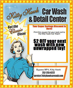 Kitty Hawk Car Wash Email Campaign