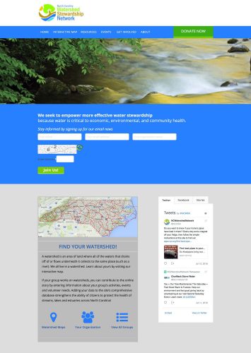 NC Watershed Stewardship Network Website