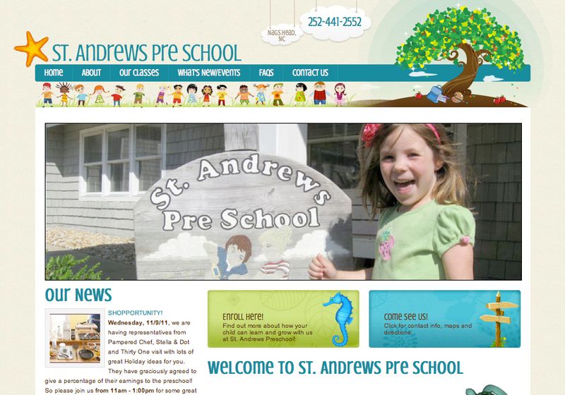 St. Andrews Preschool Website
