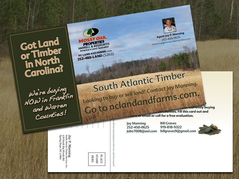 Mossy Oak Properties/South Atlantic Timber Postcard