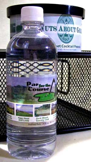 Par for the Course Water Labels