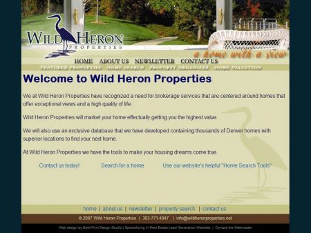 Wild Heron MLS Real Estate Website