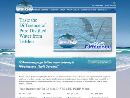 Coastal Carolina Water Professional Website